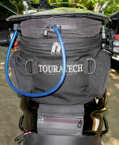 Touratech bag with reservoir - back side